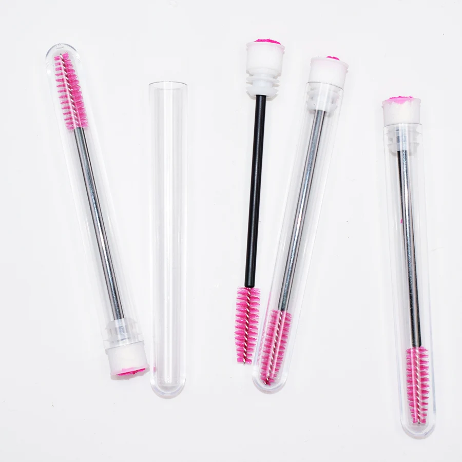 LashPlus Eco-Friendly Eyelash Wand Holder Cleaner Cover Cases Custom Lash Cleaner Brush And Empty Mascara Tubes With Brush