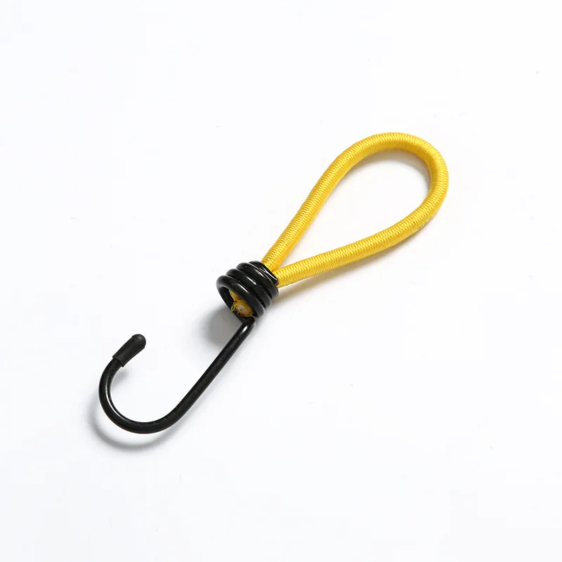 Factory Customized Multi-functional mini rope hook Elastic Rope Luggage Rope Mini Hook Fixed elastic small tie