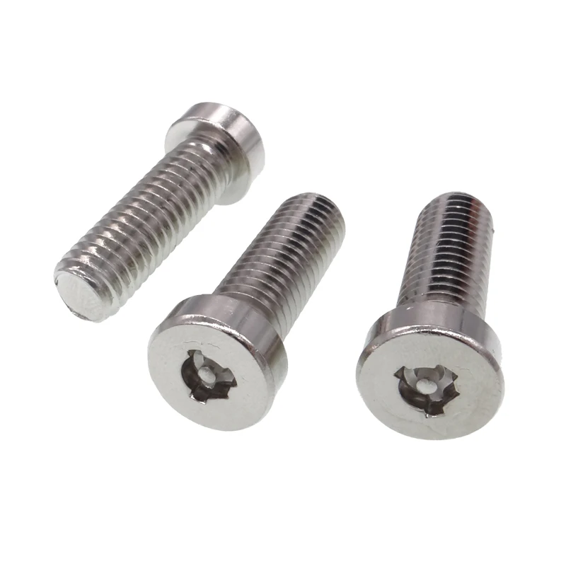 Non-standard Customized M3 M4 M5 M6 M8 Zinc Plated Polydrive Socket Cap Head Anti-Theft Screw