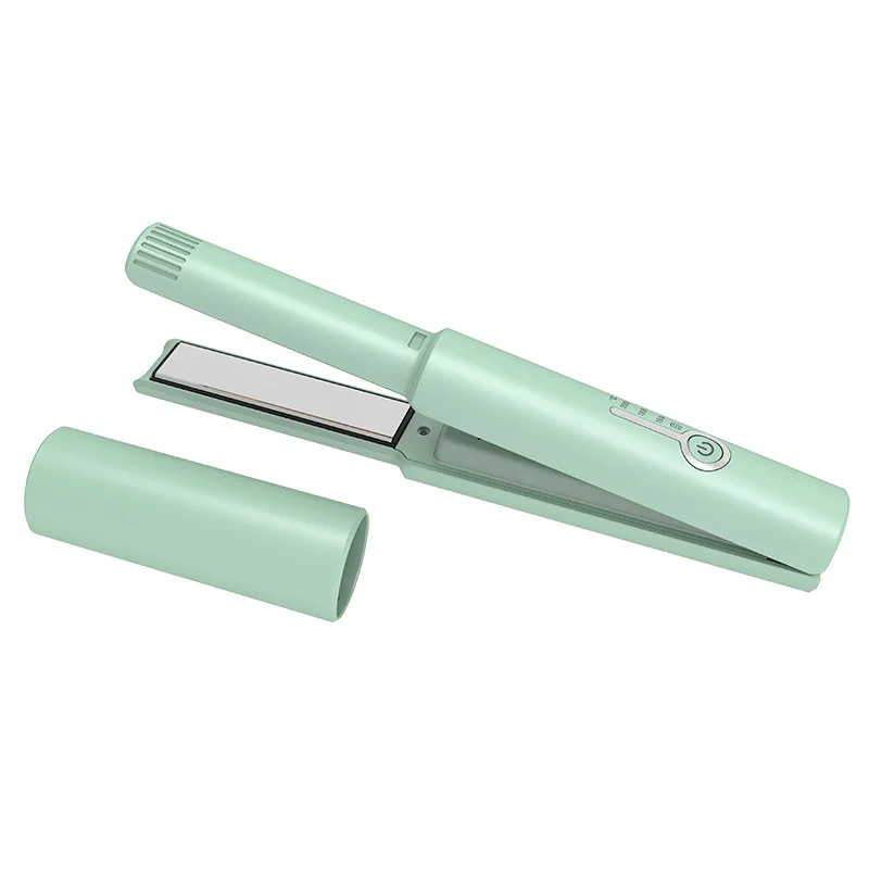 Factory Price Pink Mini Hair Straightener Travel Home Wired Mini Flat Iron Portable Mini 2 in 1 Curler Hair Straightener