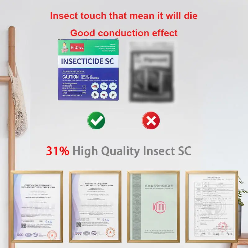 Mr.Zhao New Arrival Best-Selling 31% Suspension Concentrate Insecticide Killer Bedbug Fly Flea Ant Cockroach