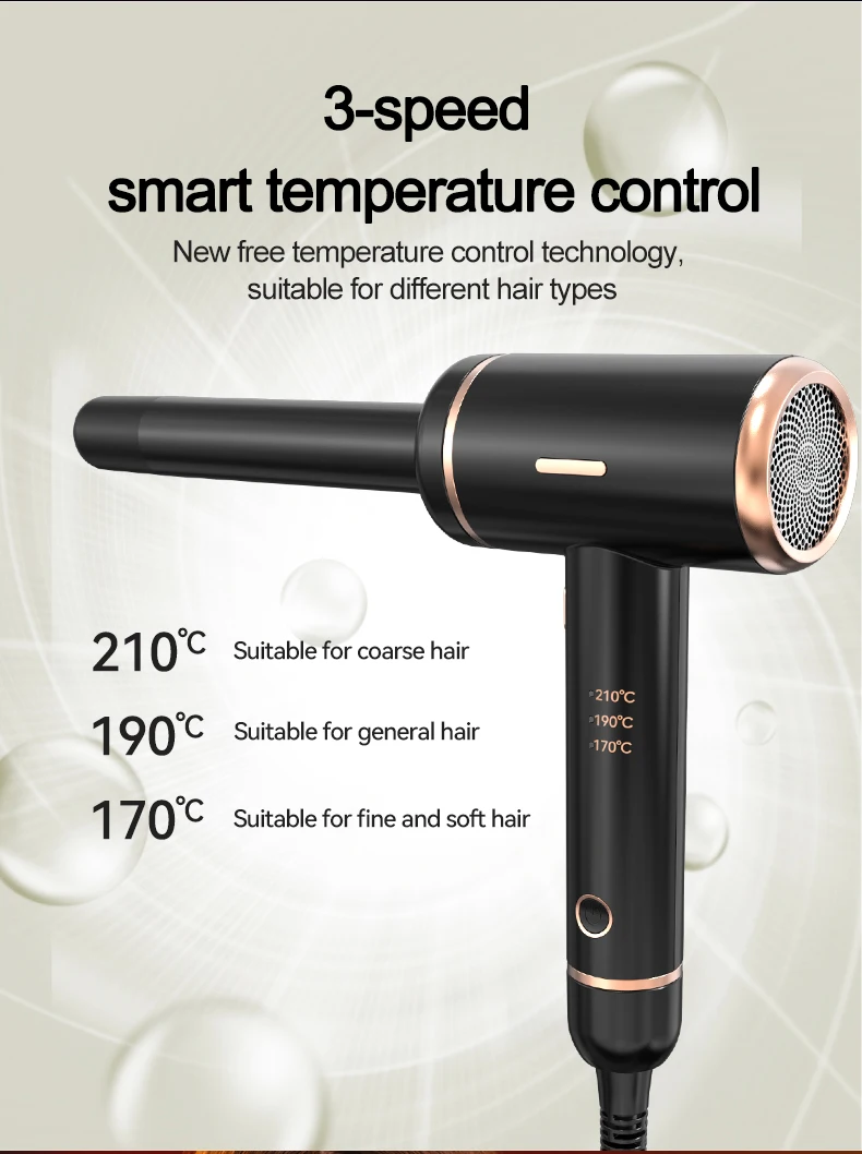 Directly factory 2 in 1 Multifunctional hair curler hair dryer Salon Equipment Chrome Hair Iron Appliance holder