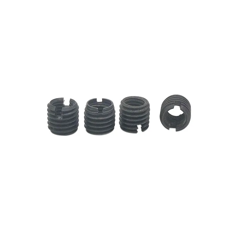 Dacromet Carbon Steel Locking ensat Slotted Self Tapping Thread Insert Stainless Steel Threaded Bushing For Thread Repair