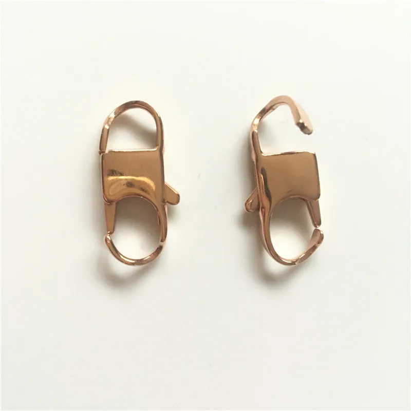 Supply Different Sizes Custom Colors Gold Rose Gold Antique Silver Plated BS Lobster Clasp for Jewelry Accessories