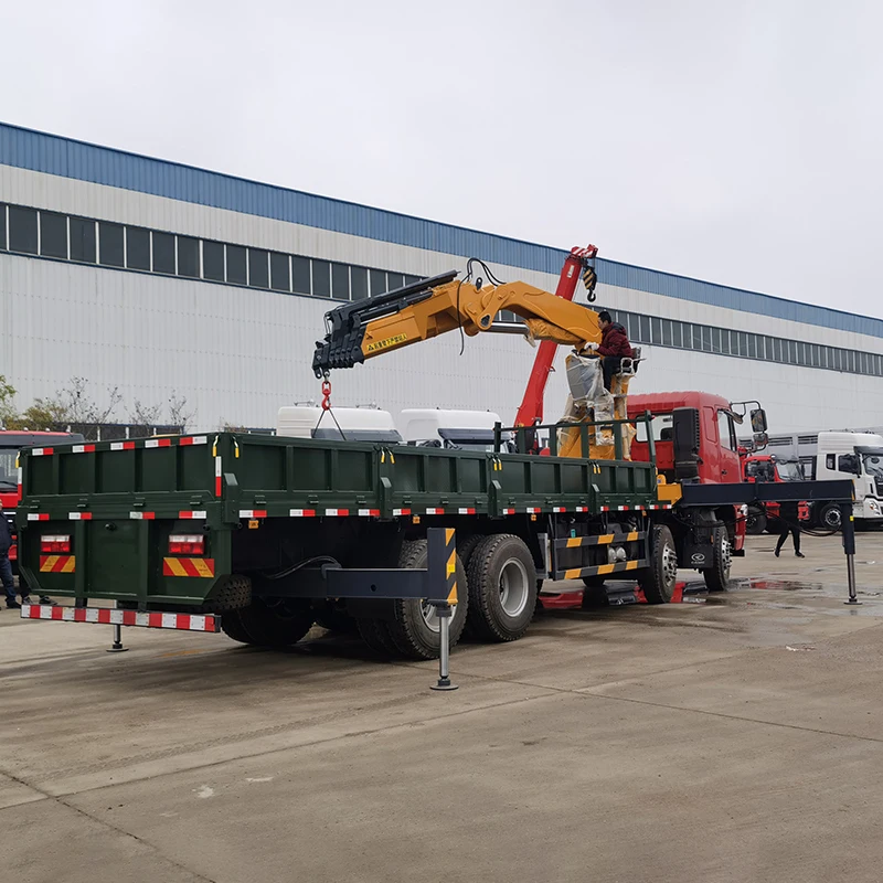 Liftsun 25 Ton Telescopic Folding Boom Truck Mounted Crane Knuckle Boom crane On Truck Hydraulic Truck-Mounted Crane For Sale