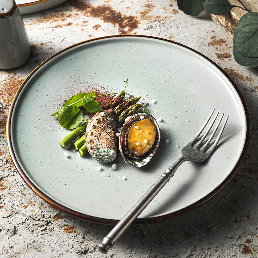 High Temperature Porcelain Bangladesh Ceramic Dinner Plate Nordic To Paint China Chafing Dish for restaurant