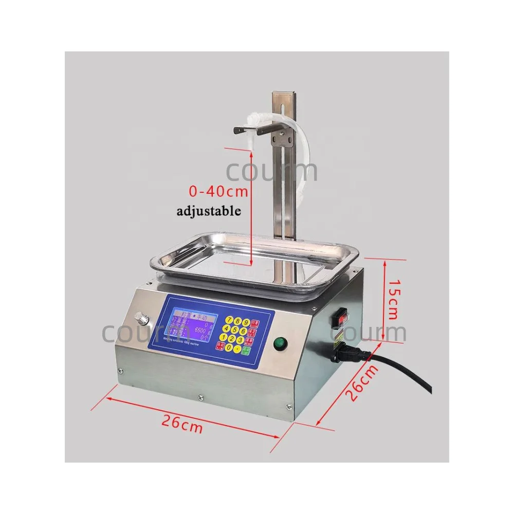 Electric Automatic Liquid Metering Filling Machine Beverages Detergent Edible Oil Soy Sauce Seasoning Magnetic Pump Bags