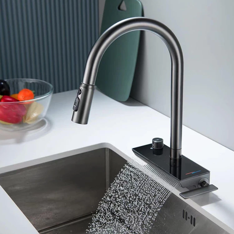 Kitchen Faucet with Pull Down Sprayer Commercial Spring Kitchen Sink wall mount Faucet Pull Out Sprayer Stainless Steel