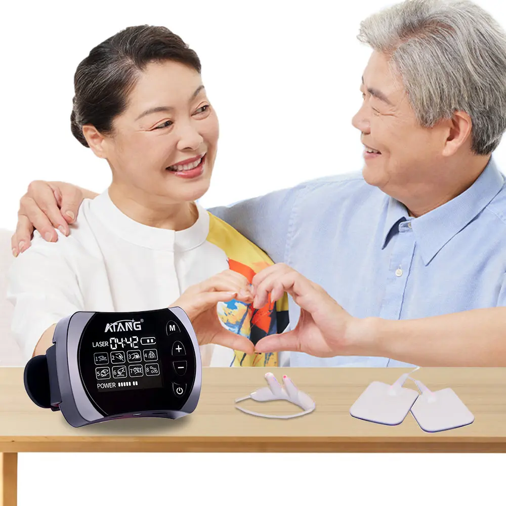 Household Use LLLT Low-Level Laser Therapy Device Treats Coronary Artery Disease Low Blood Sugar Symptoms Diabetic Watch