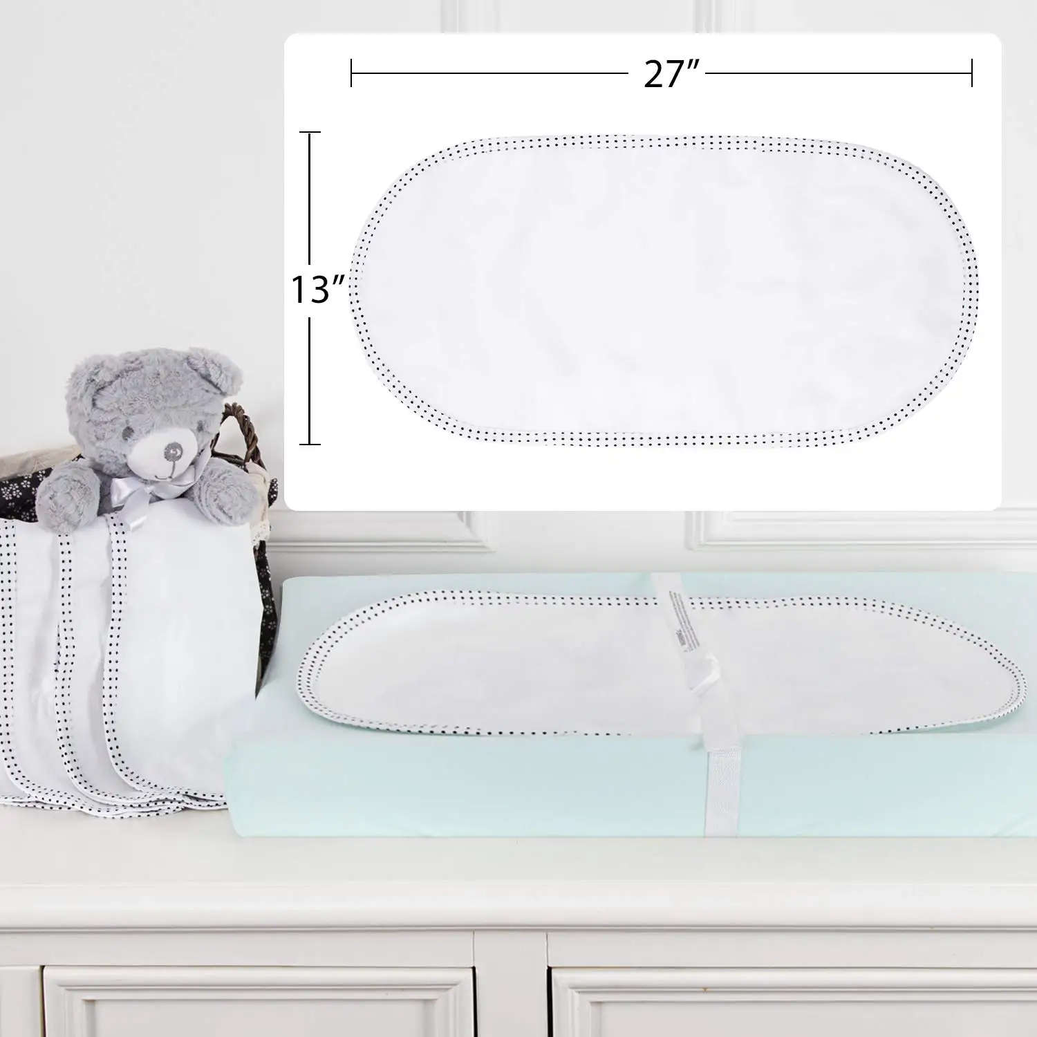 Low Price Travel Changing Pad Diaper Infant Portable Baby Quilted Waterproof Changing Pad Cover For Babe