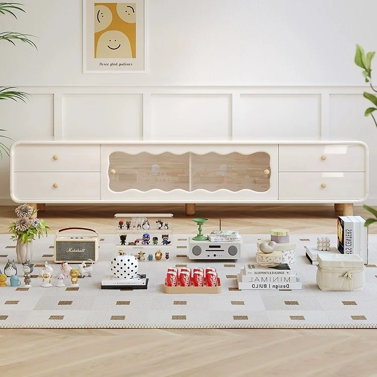 wholesale Living Room Furniture Modern Living wood Side Tea Table Home Furniture TV Cabinet Coffee Table black wood TV Stand set