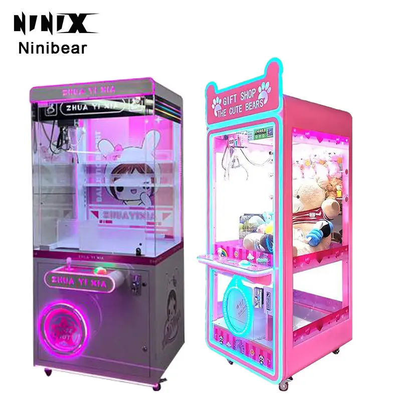 Robot Claw double machine kit from can kids arcade candy claw crane game consoles
