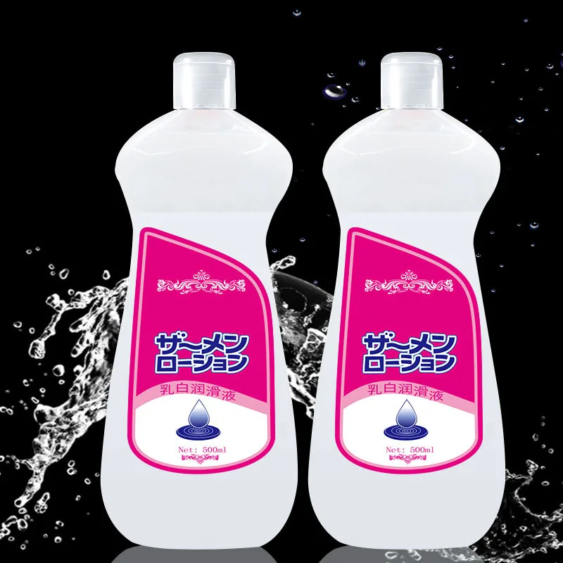 Couples water-based silicone brushed vaginal semen sex time