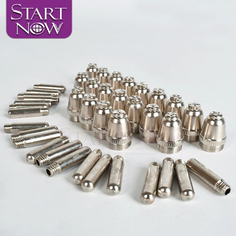 Startnow 20 компл./лот AG60 насадка гафния проволочным электродом SG55 наборы аппараты для плазменной сварки воздуха Сварочная горелка режущие части WSD60