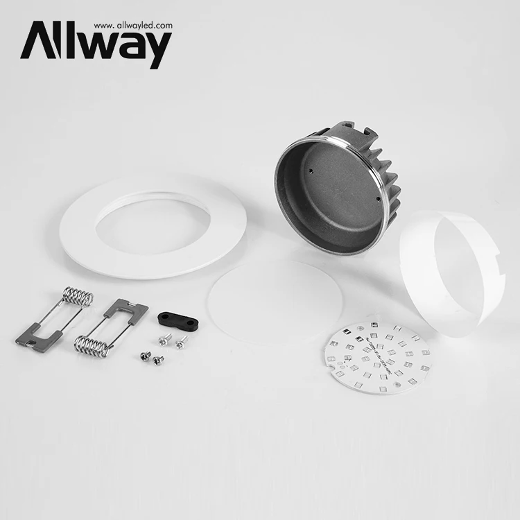 Allway SKD встраиваемый круглый дом внутренний панельный светильник 3 5 7 9 12 20 30 Вт светодиодный панельный корпус