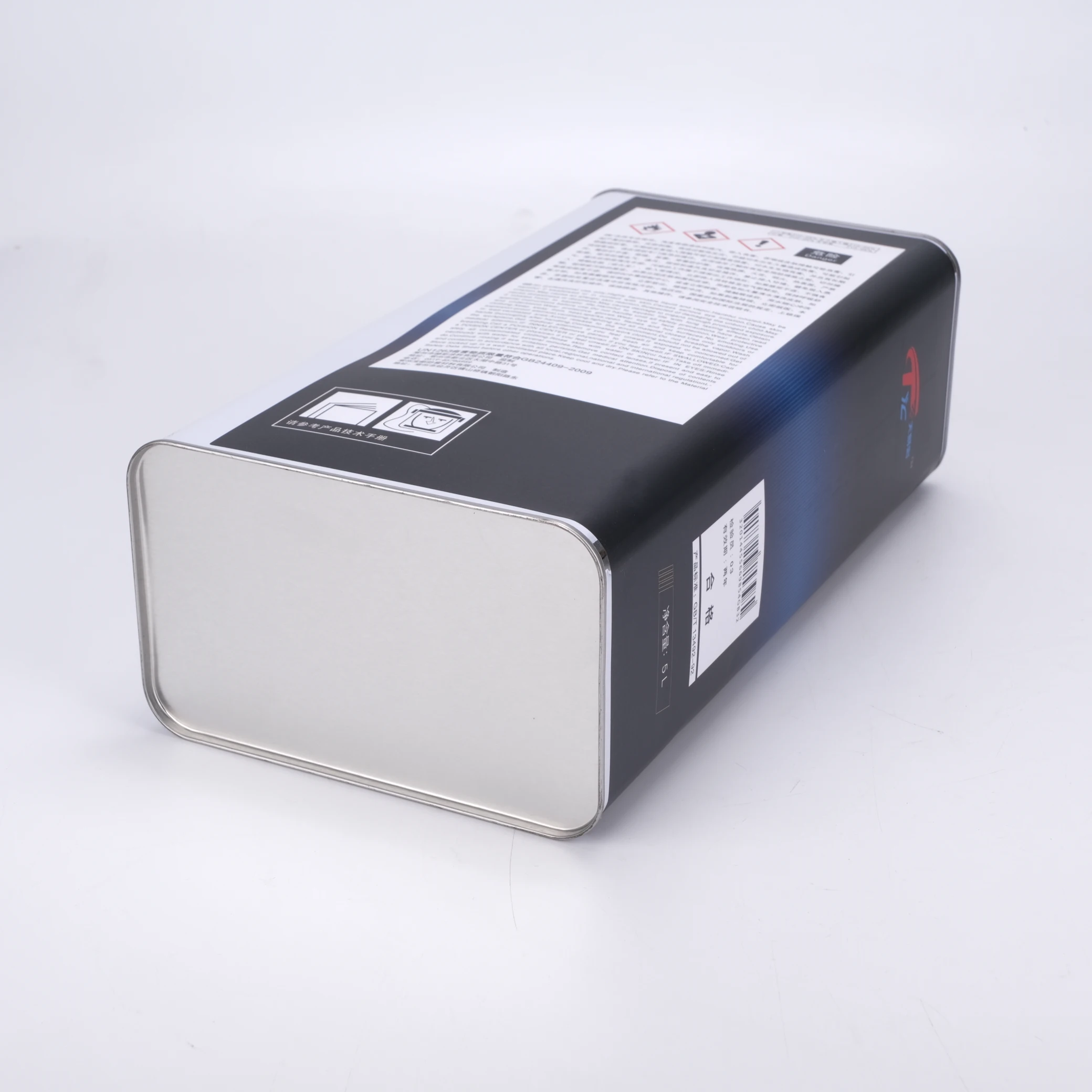 Leakproof Custom Empty Square Metal Tin Can for Petrol Oil Chemical,  Automotive Paint