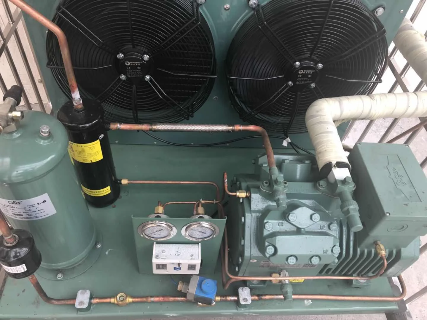 7HP Cooling Compressor Semi-hermetic condensing unit Condenser Unit Refrigeration Cold Storage Room Freezer