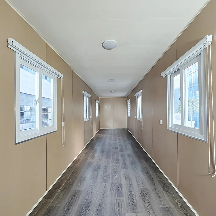 Portable Plat Pack 40FT Shipping Container House Modular Container Home Luxury Coffee House For Villa