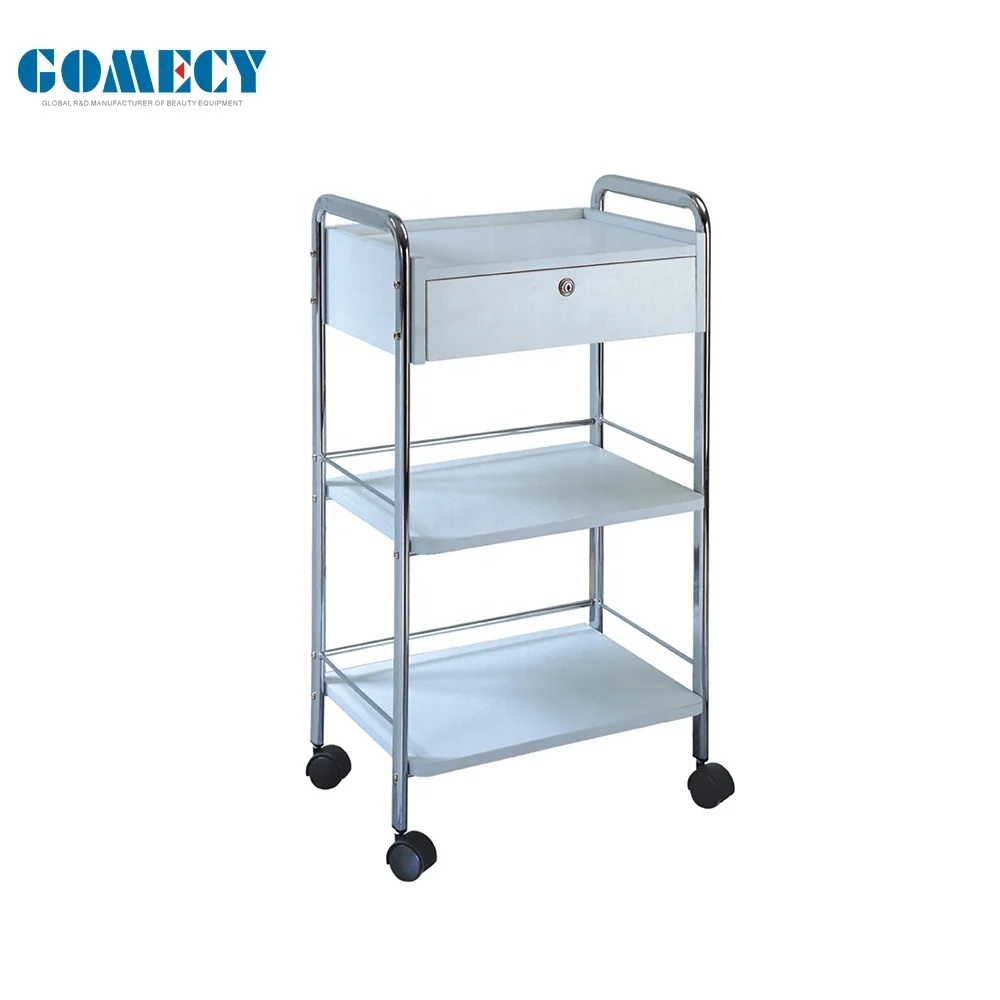 New style Hair Salon Trolley Cart Facial Hand Trolley Beauty Spa Facial Trolley Hair Salon Rolling Cart