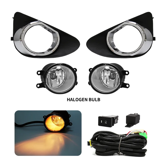 Daytime Running Light DRL Angel Eyes Fog Lamp Led For Toyota L LE Hatchback 2012 Vitz 2013 2014 Yaris Yellow White Blue Red
