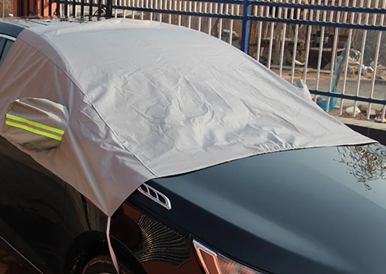 PEVA fabric cotton lined windshield snow cover for cars SUV