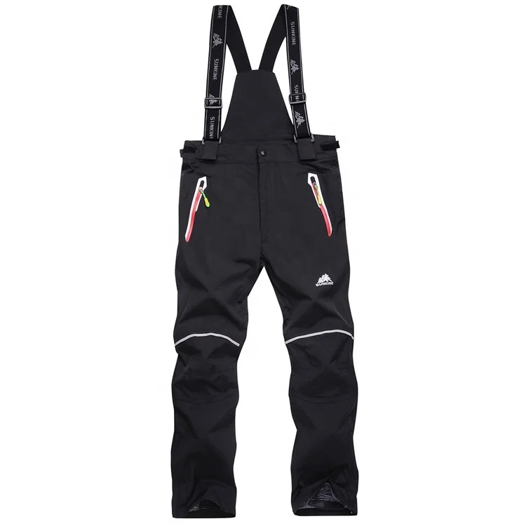 OEM fully seamtaped Waterproof Breathable ski pants, snowboard pants with bib, ski bib pants
