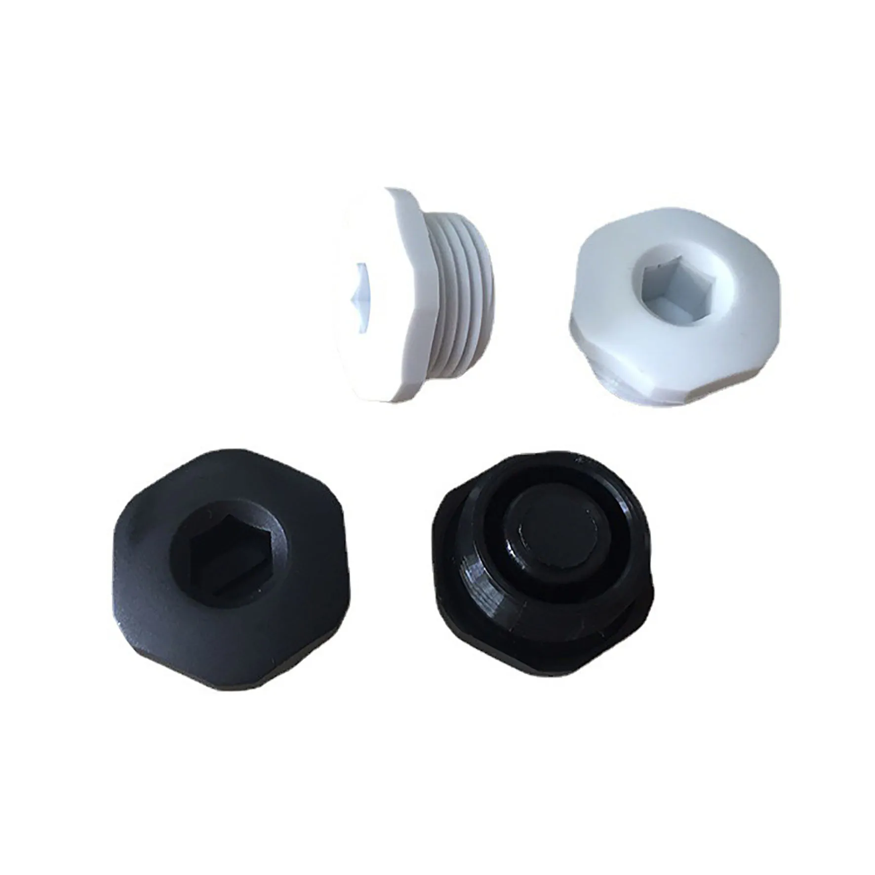 Male Threaded Cable Gland Screw End Cover Gray plastic screw vent plug