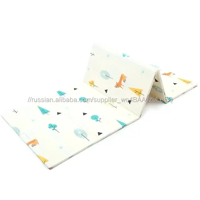 XPE пены складной детский игровой коврик с рисунками животных