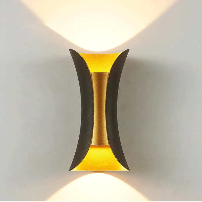 Modern Industrial Indoor LED Black Waterproof IP 65 Outdoor Decor Wall Light
