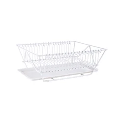 Online Dish Drying Rack with Drainboard Drainer Kitchen Light Duty Countertop Utensil Organizer Storage for Home