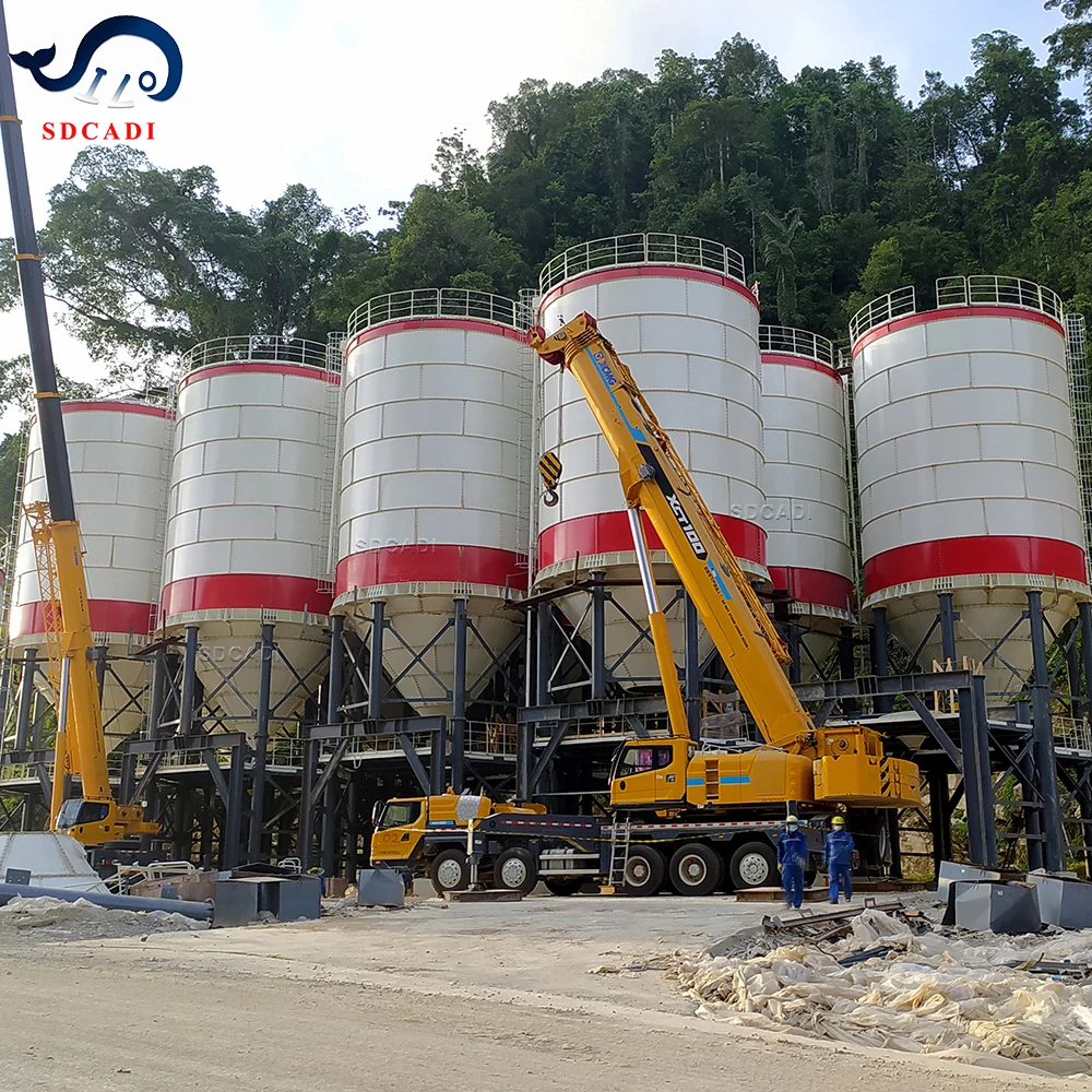 SDCADI Brand bolted type powder storage 50-500 ton cement silo on sale