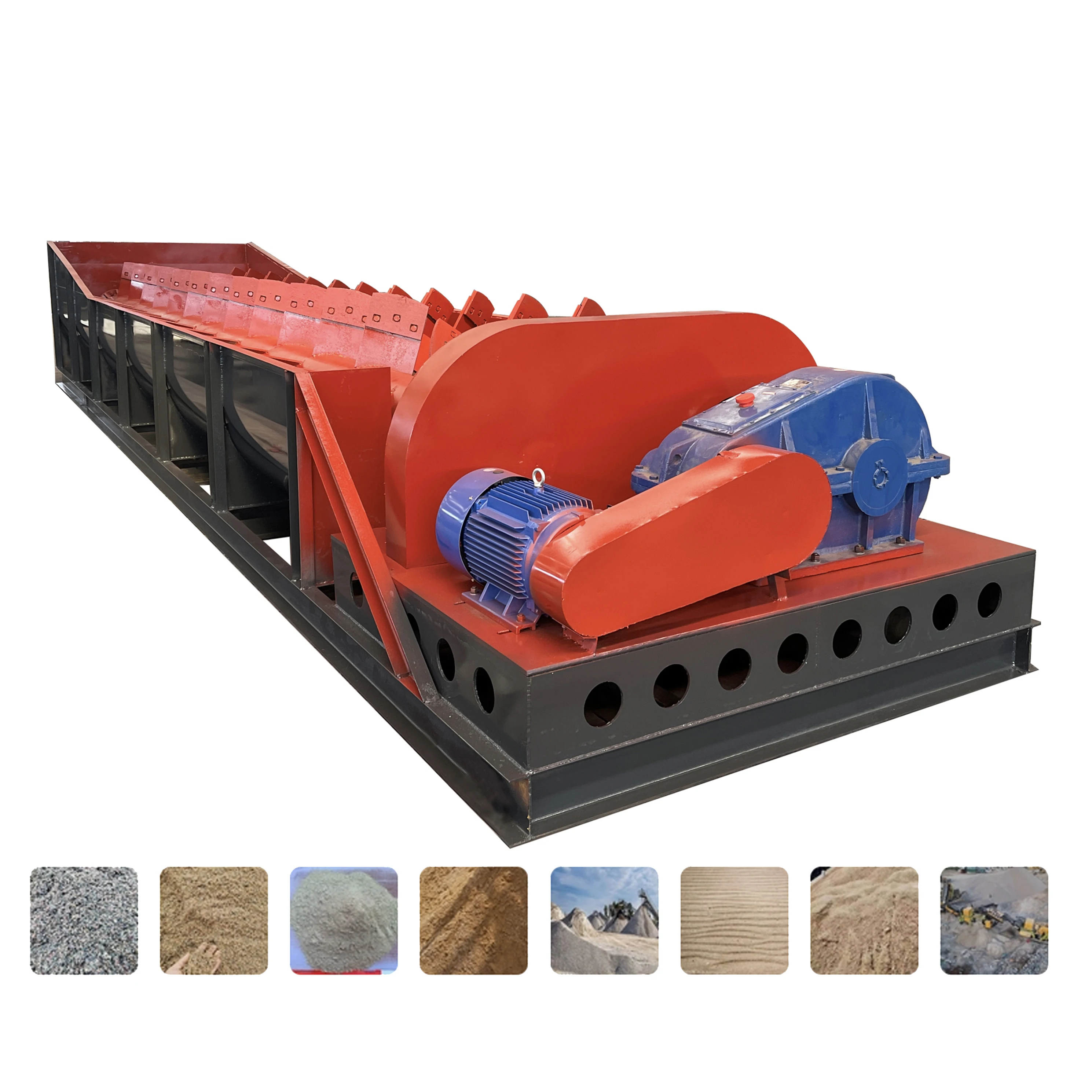 High Efficiency Coal Mining Crushing Process Spiral Silica Screw Sand Washing Machine Price For Sale