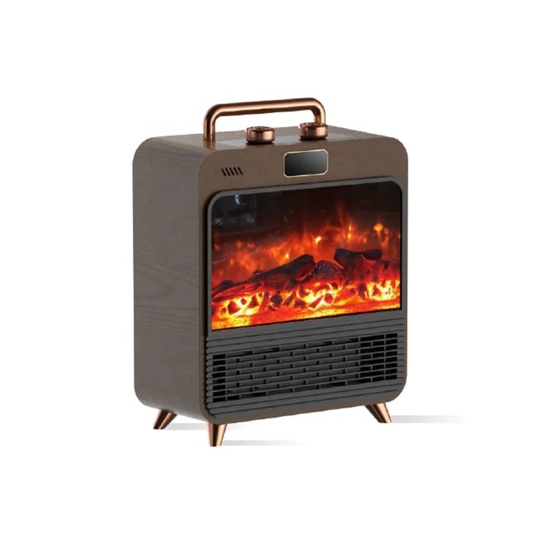 900/1500W 50-60HZ New style hot sale PTC heating element With three modes LED Flame heater for home office hotel