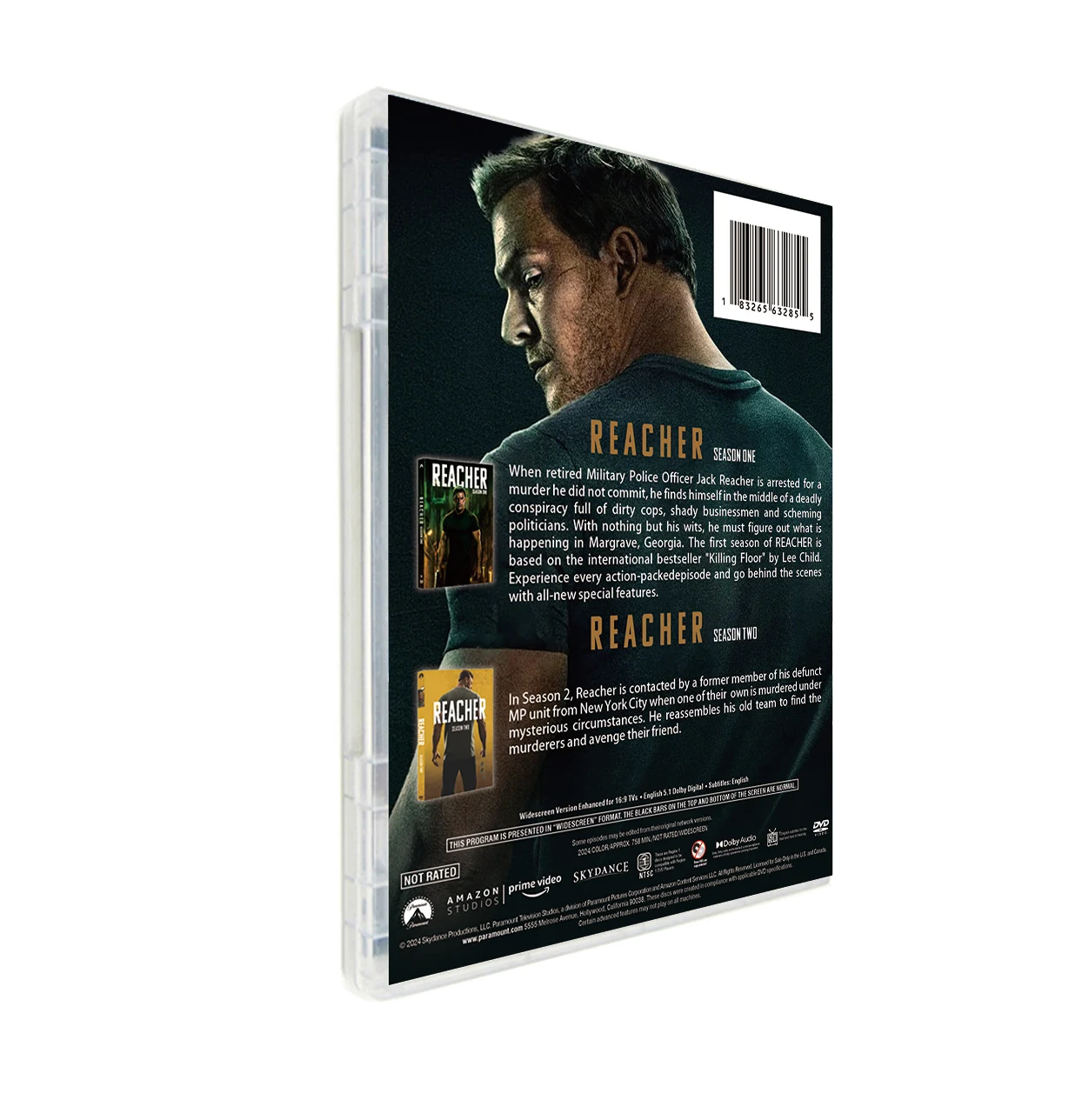 DVD-бокс-комплекты фильмов телешоу производство Заводская поставка Reacher сезон 1-2 5 дисков оптовая продажа бесплатная доставка