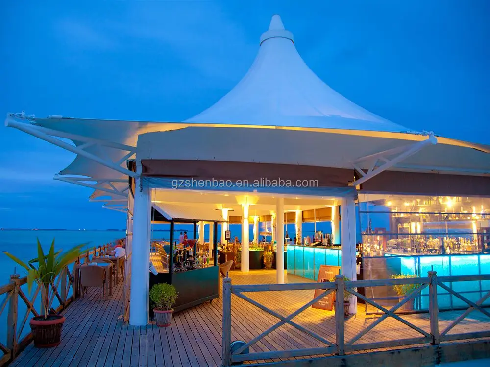 Waterproof beautiful luxury camping outdoor hotel house tent for resort