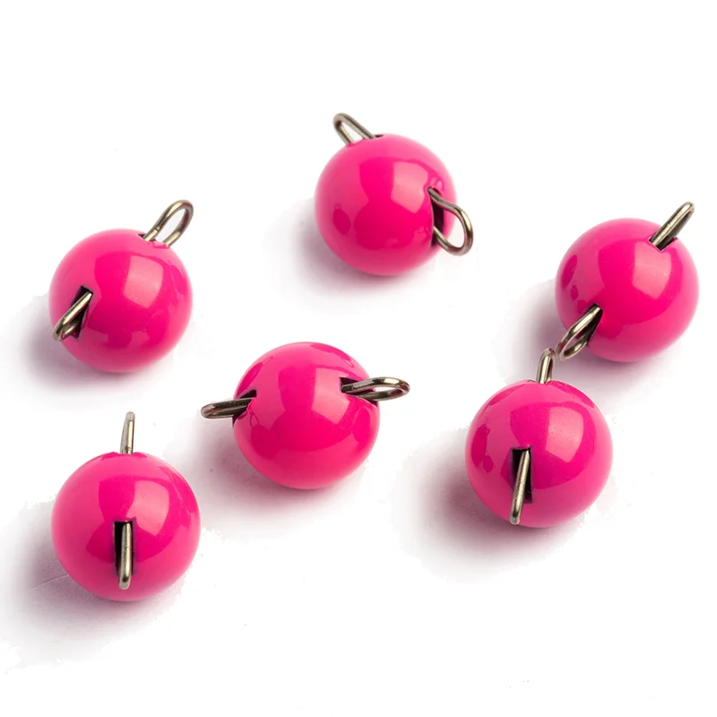 Fluorescent Coating Fishing Weight Tungsten Cheburashka Sinker Tungsten Fishing Weights for Bass Trout Crappie Catfish Fishing