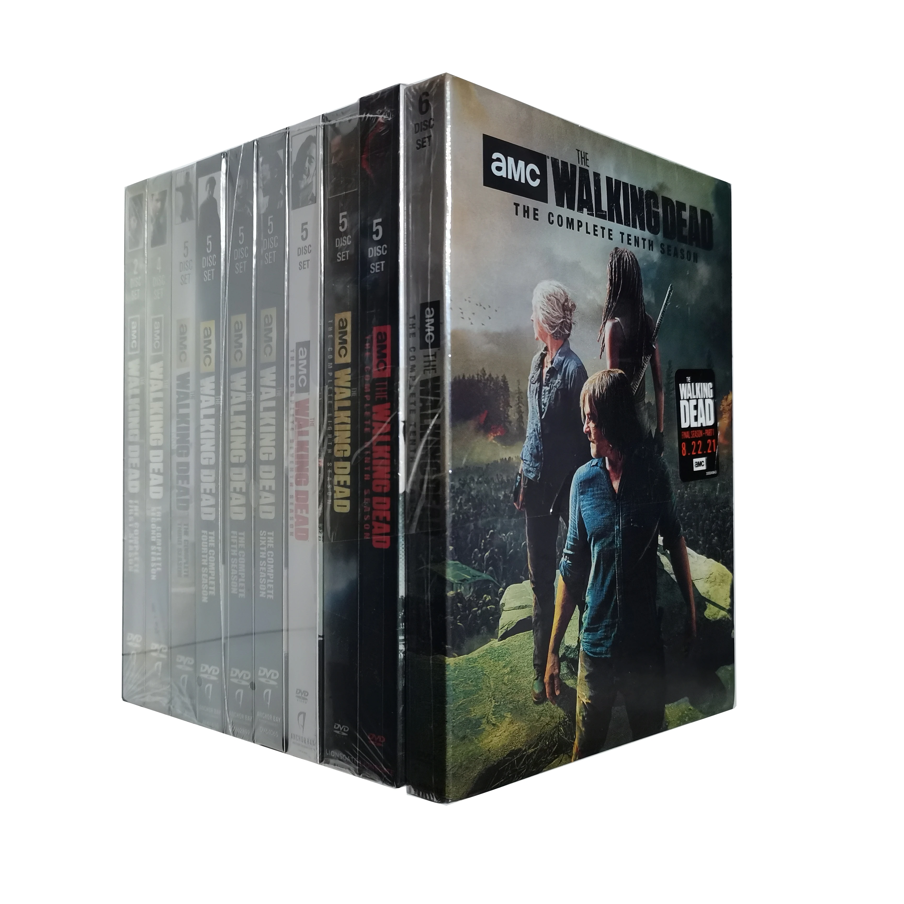 The Walking Dead Season 1-11 Hot Sale  53 Discs Factory Wholesale DVD Movies TV Series Cartoon Region 1 Free Shipping