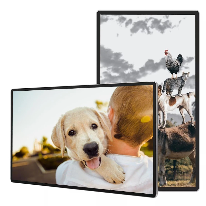 Custom Size 15.6 inch digital signage and displays liquid crystal advertising screen for Ad player