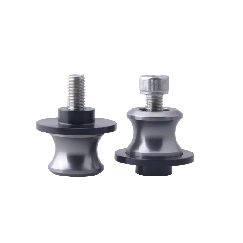 Custom Text Titanium 8MM Motorcycle CNC Swingarm Spools Slider Stand Screws Accessories For Kawasaki Z800 Z907 BMW Honda Suzuki