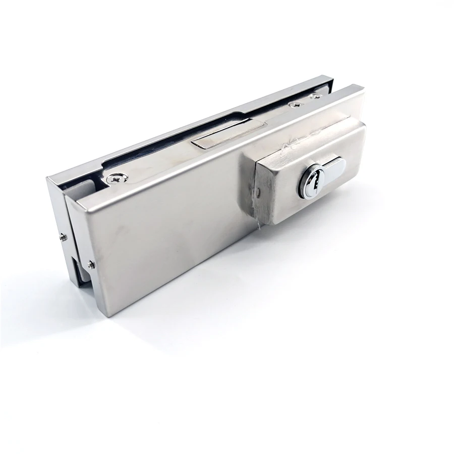 Hot Sale Glass Door Lock Frameless Glass Door Lock Patch Fitting Glass Door Lever Locks With Key