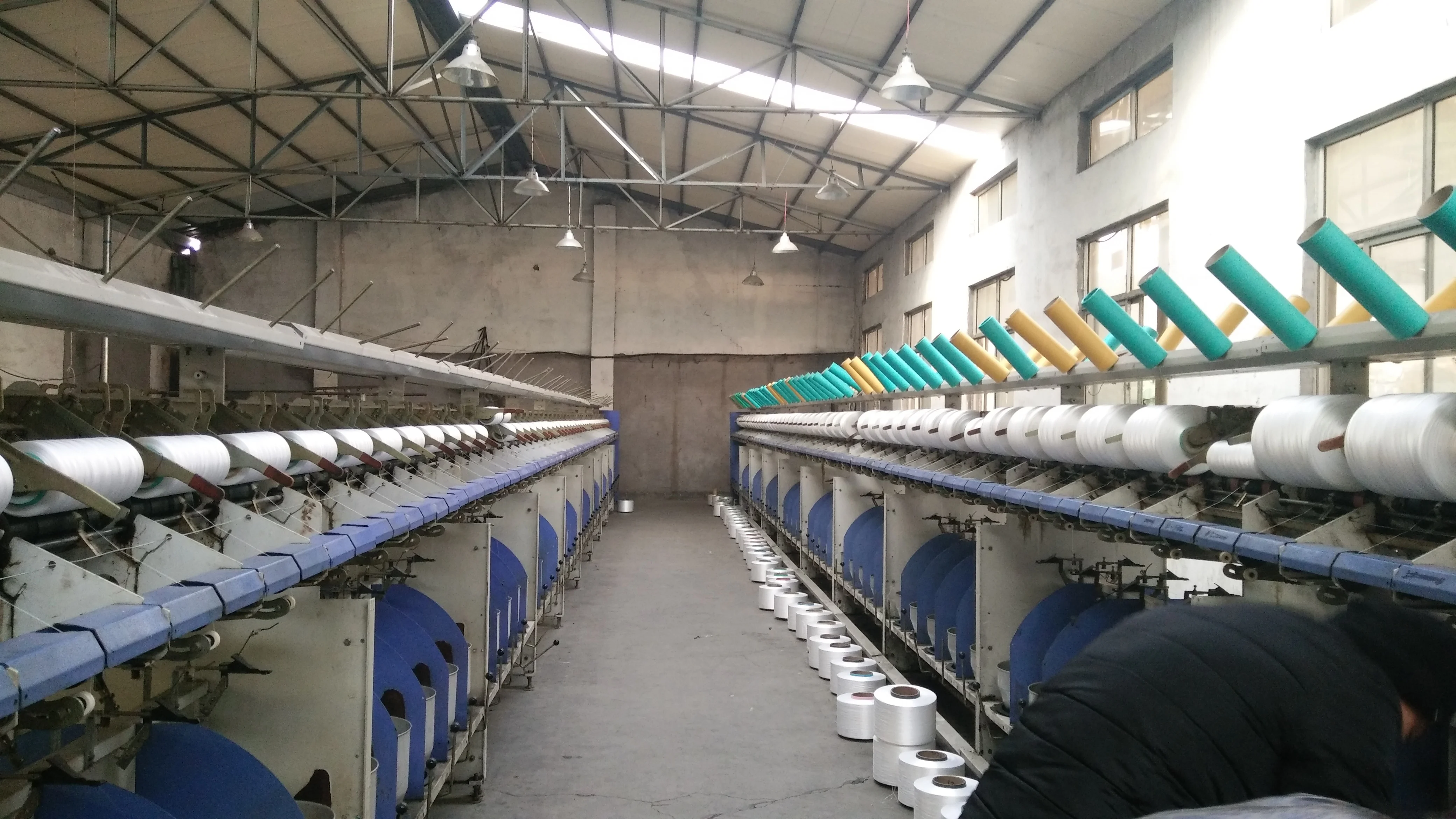 PP twisted yarn 1000D 60-150TPM colour fdy high strength high toughness