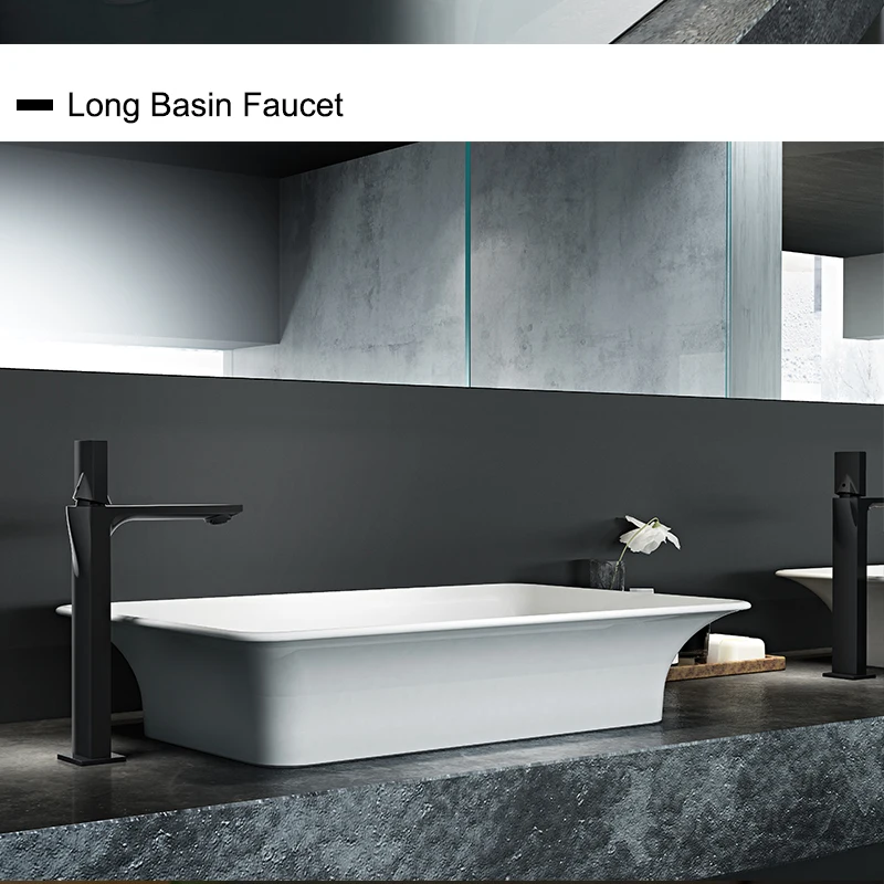 AMAXO polished chrome single hole single handle the brass hight  mixer long basin faucet