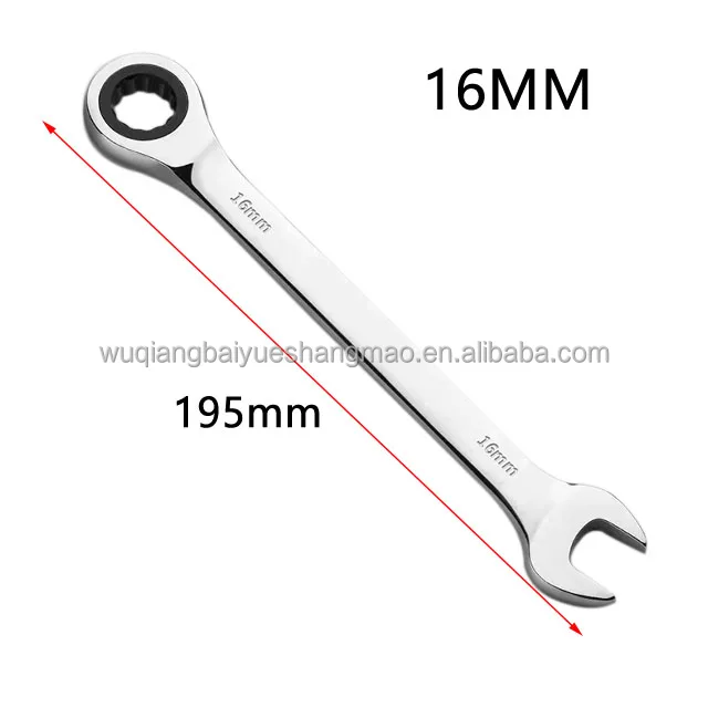 High quality 8mm-32mm repair wrench Quick ratchet wrench Open end combination wrench