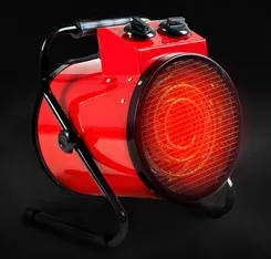 Electric heater with fan