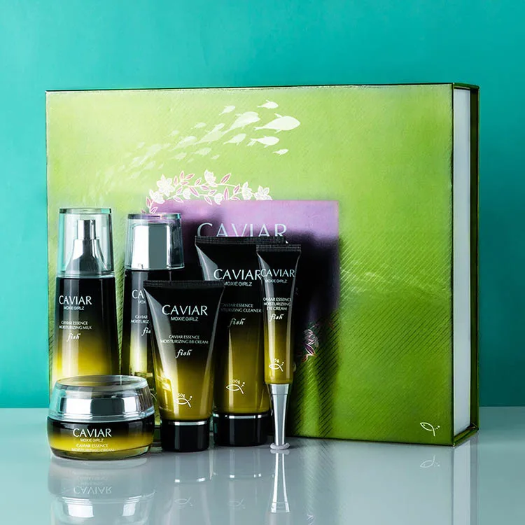 Factory wholesale price facial care vitamin c anti aging 24k gold skin care set