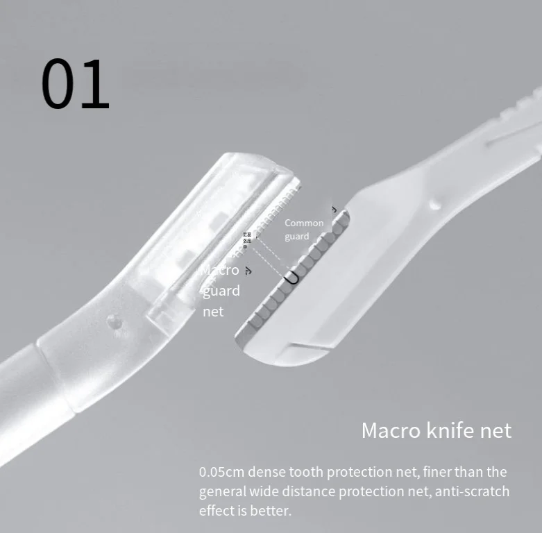 2024 Sale Of 3 Eyebrow Shaving Sets Own Brand Multi-Purpose Exfoliating Eyebrow Shaving Knife