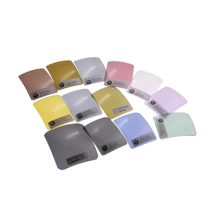 OEM ODM Factory CE UV400 brown purple tac photochromic sun lens for sunglasses