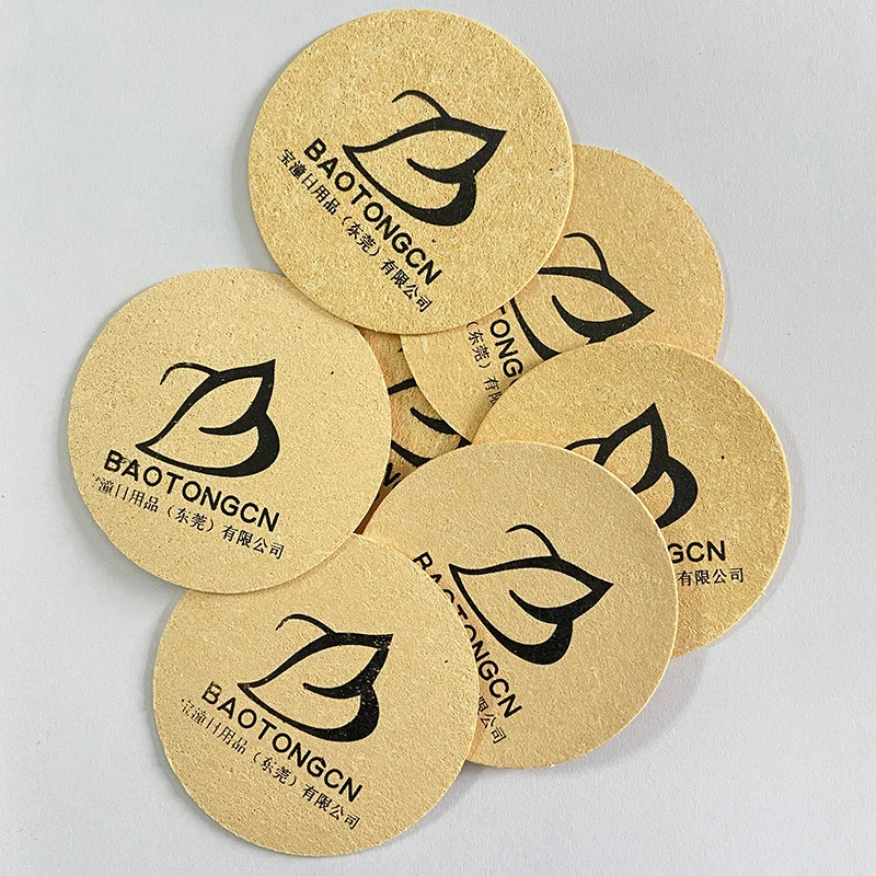 Compressed Spa Facial Sponge Makeup Cosmetic Remover Private Label Cellulose Exfoliating Face Cleaning Sponge