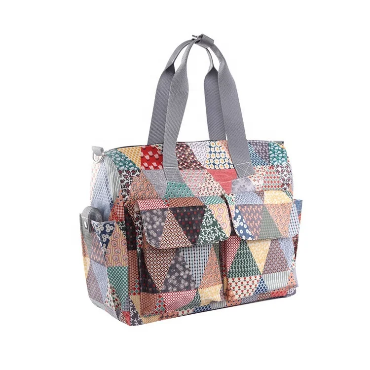 Hight Quality Customized Big Waterproof Baby Essential Mum Diaper Bag