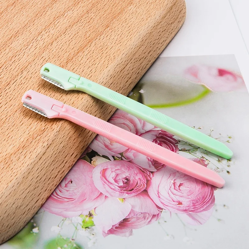 Частная этикетка 2 шт. средство для удаления волос на лице мини-бритва бровей